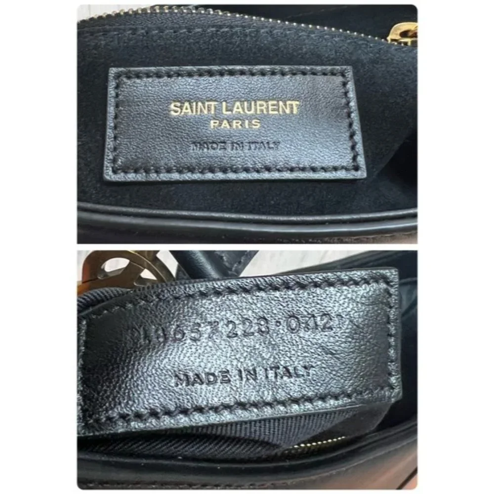 SAINT LAURENT YSL Soft Leather Le 5 à 7  Hobo Shoulder Bag